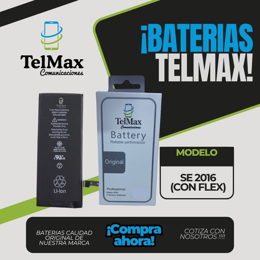 [BISCFO] BATERIA PARA SE 2016 (CON FLEX)(Original)