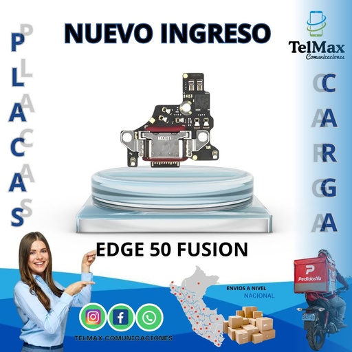 [PCME50F] PLACA DE CARGA PARA MOTO EDGE 50 FUSION