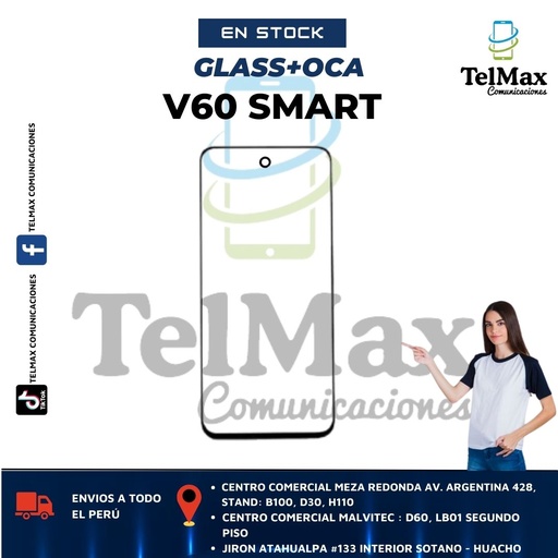 [GZV60S] GLASS PARA ZTE V60 SMART