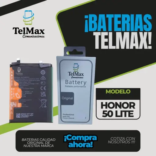 [BHH50L] BATERIA PARA HONOR 50 LITE/ NOVA 8I (HB466589EFW)(ORIGINAL)