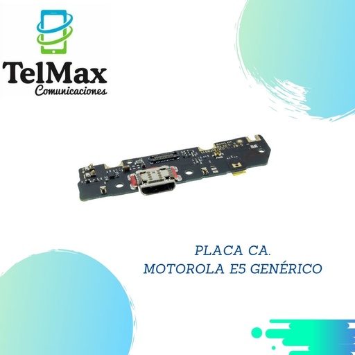 [PME5G] PLACA DE CARGA PARA MOTO E5 / G6 PLAY GENÉRICO