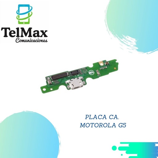 [PMG5] PLACA DE CARGA PARA MOTO G5