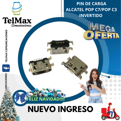 [PAIPC7] PIN ALCATEL INVERTIDO POP C7/POP C3/E6+